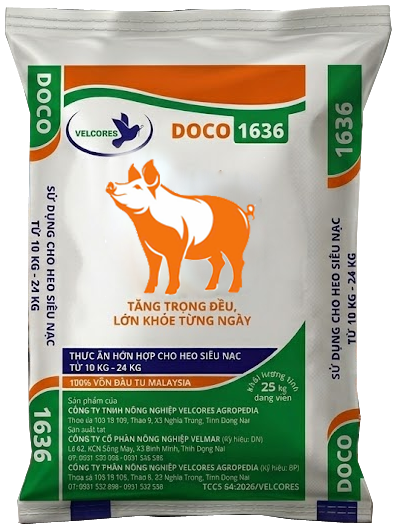 tThức ăn cho heo siêu nạc DOCO 1646 Thức ăn cho heo siêu nạc DOCO 1646