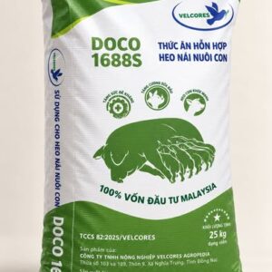 Cần cám heo nái nuôi con chất lượng cao? Chọn ngay DOCO 1688S (Velcores) – Kích thích tuyến sữa, giảm suy kiệt nái mẹ, tăng tỷ lệ sống cho heo con. Xem chi tiết!