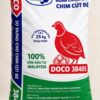 Thức ăn hỗn hợp hoàn chỉnh cho chim cút đẻ DOCO 3840S (Bao 25kg dạng mảnh) sở hữu hàm lượng đạm thô vượt trội 20.5% cùng nguồn Canxi tối ưu (3 - 4.5%). Sản phẩm giúp chim cút đẻ sai, kéo dài chu kỳ đẻ, vỏ trứng dày và bóng đẹp. Công nghệ 100% vốn đầu tư Malaysia!